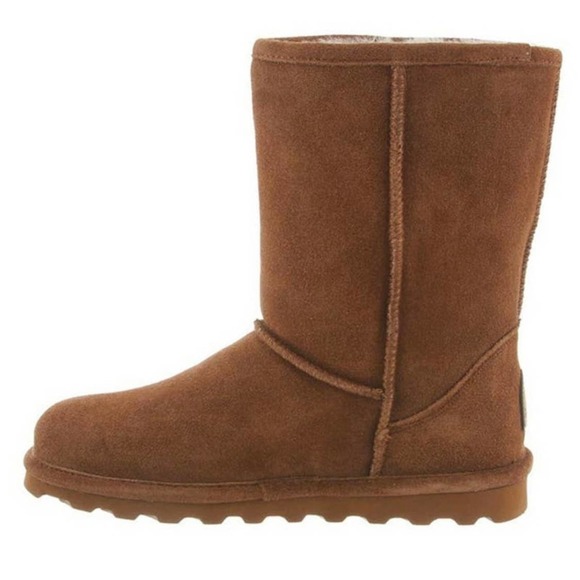 New Bearpaw Elle Short Hickory Classic Suede Boots Women's Size 10 - Picture 3 of 6